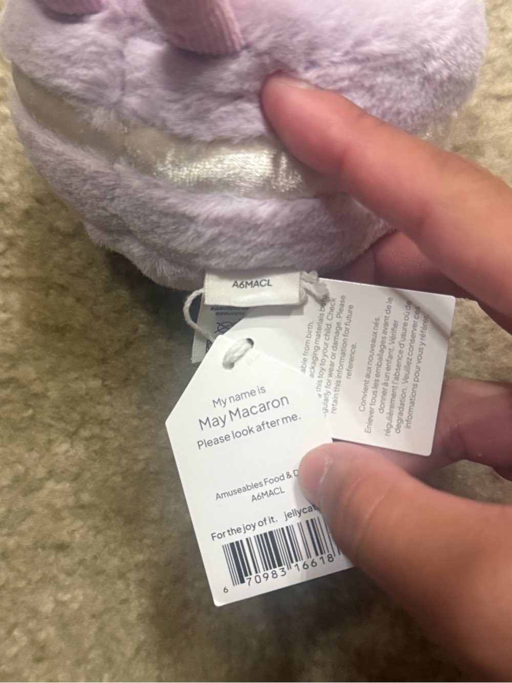 Jellycat May Macaron (100% Authentic) - Picture 2 of 4